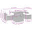  Ensemble de canapé de jardin en rotin PE grand modulaire noir-172822832-172822834