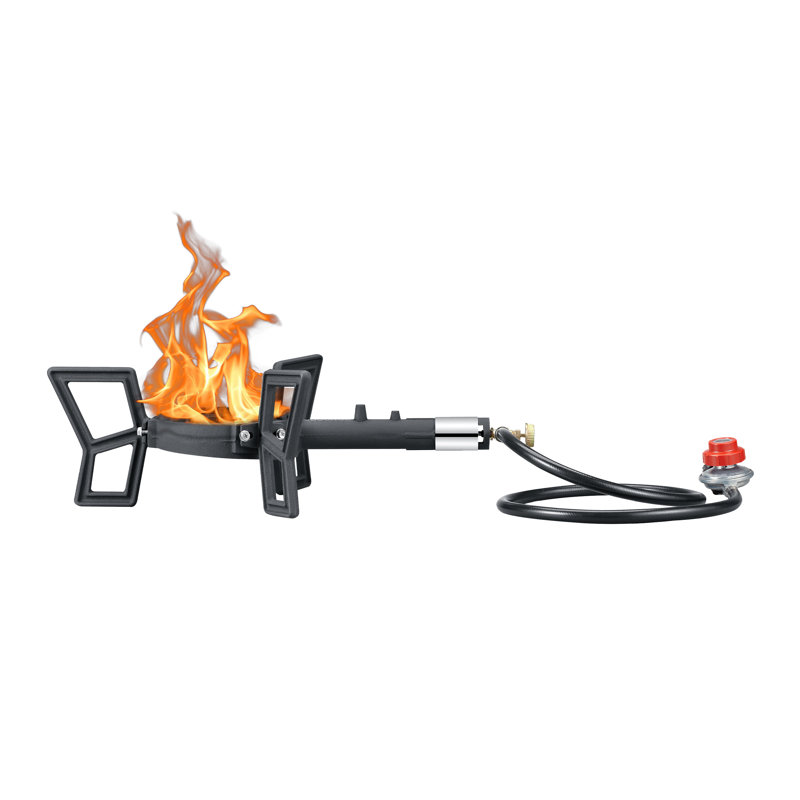 Compact Black Cast Iron Single Burner Propane Stove