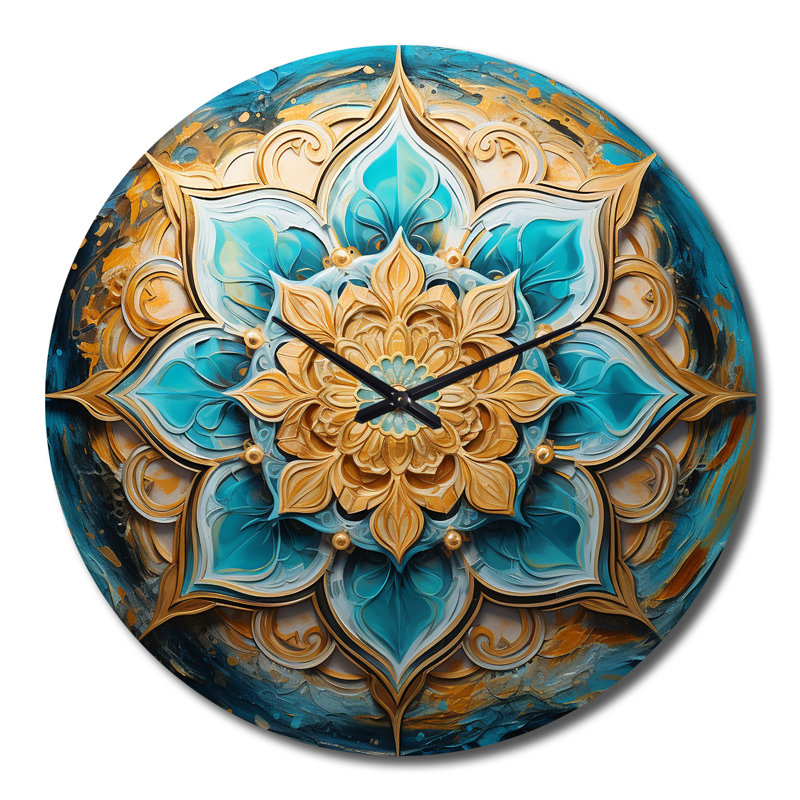 Horloge murale Divine Mandala, Grand