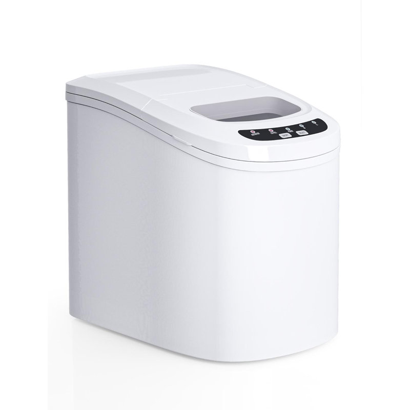 Machine à glaçons électrique portative compacte, machine à glace de comptoir avec panneau facile à utiliser, fonctionnement silencieux et écoénergétique