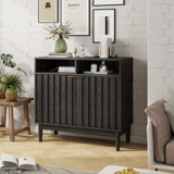 34" Fluted Sideboard Cabinet