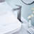 Single Handle Bathroom Vanity Sink Faucet with Waterfall Spout-115745022