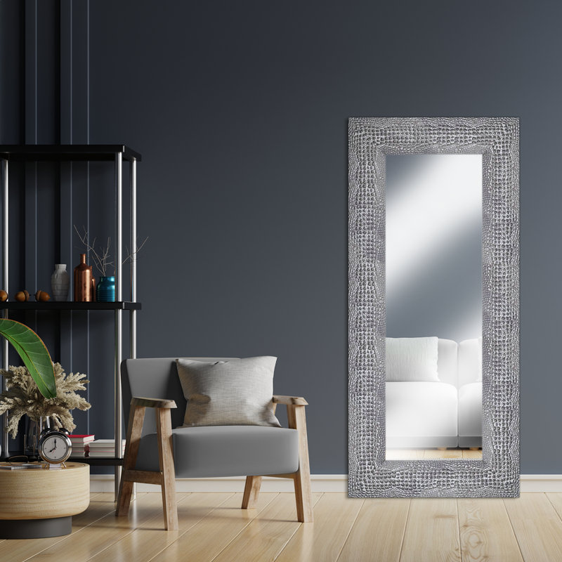 Miroir Elite, Argent électrique, 54,5 po x 42,5 po