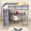  Lit mezzanine double avec bureau et tablettes Julena-1079009739