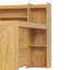 Lit de jour double en bois avec tablettes de rangement, lit multifonctionnel avec lit gigogne simple et bureau