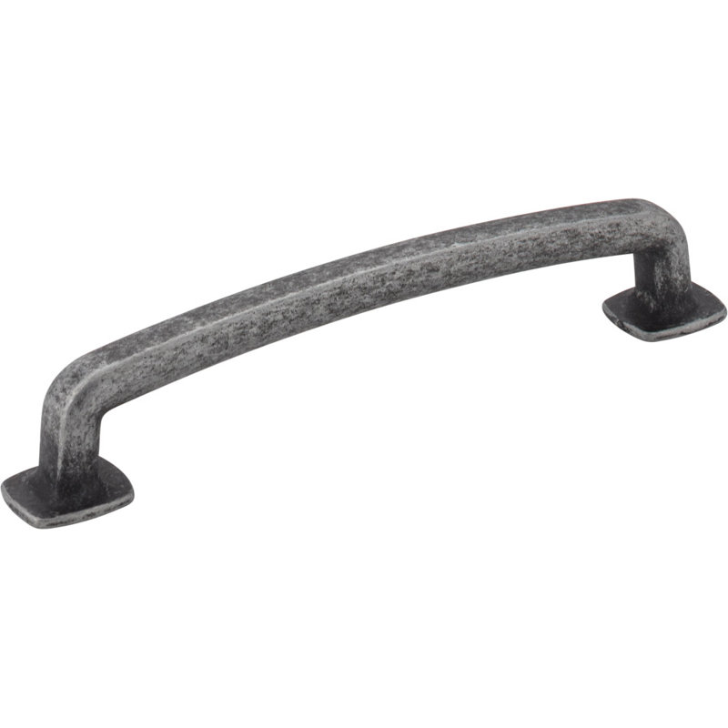 Belcastel I Bar Pull, Distressed Antique Silver, 6 5/16"