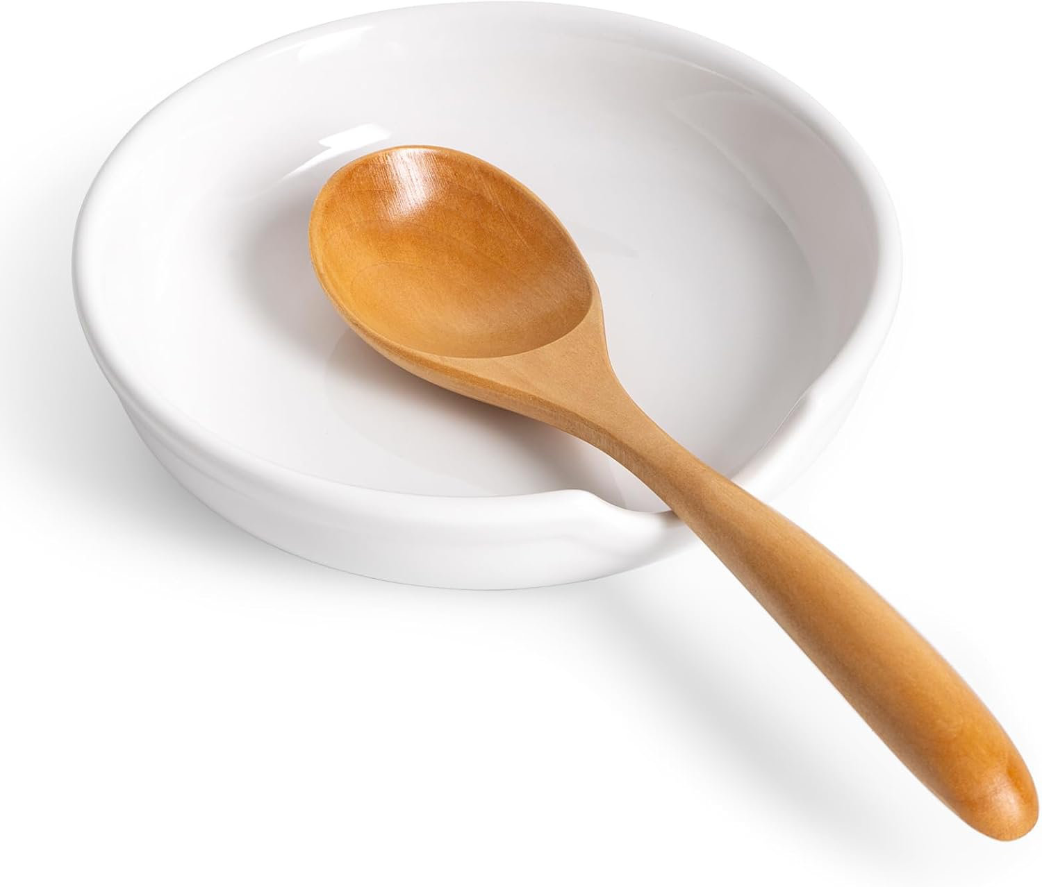 ORIGACH 2 Pcs Rosters Coffee Ceramic Spoon Rest, Spoon