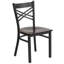 Prompton 'X'' Metal Restaurant Chair-1558627198-1515454592