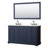 Avery 60'' Double Bathroom Vanity with Stone Top-41604579-80203226