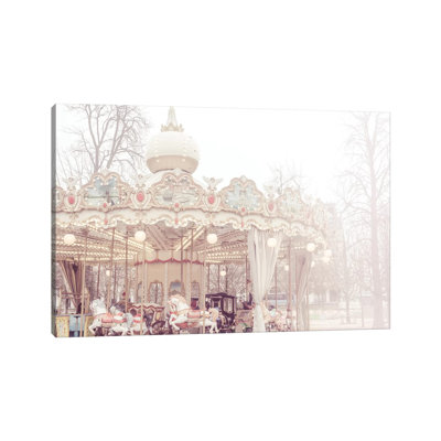 Paris Merry-Go-Round III by Grace Digital Art Co - Wrapped Canvas Print