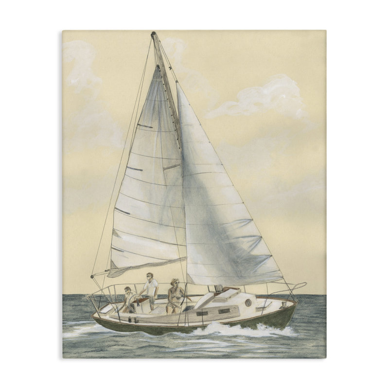 «Family Sailing Trip» par Michael Willett, H 30 po x l 24 po