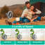 Ventilateur de camping avec lanterne - 10 000 mAh, trépied et crochet de suspension, banque d'alimentation, minuterie