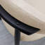 Ensemble de 2 chaises de salle à manger rembourrées avec pieds en bois massif, chaise sans accoudoirs pour la cuisine, le restaurant et le salon
