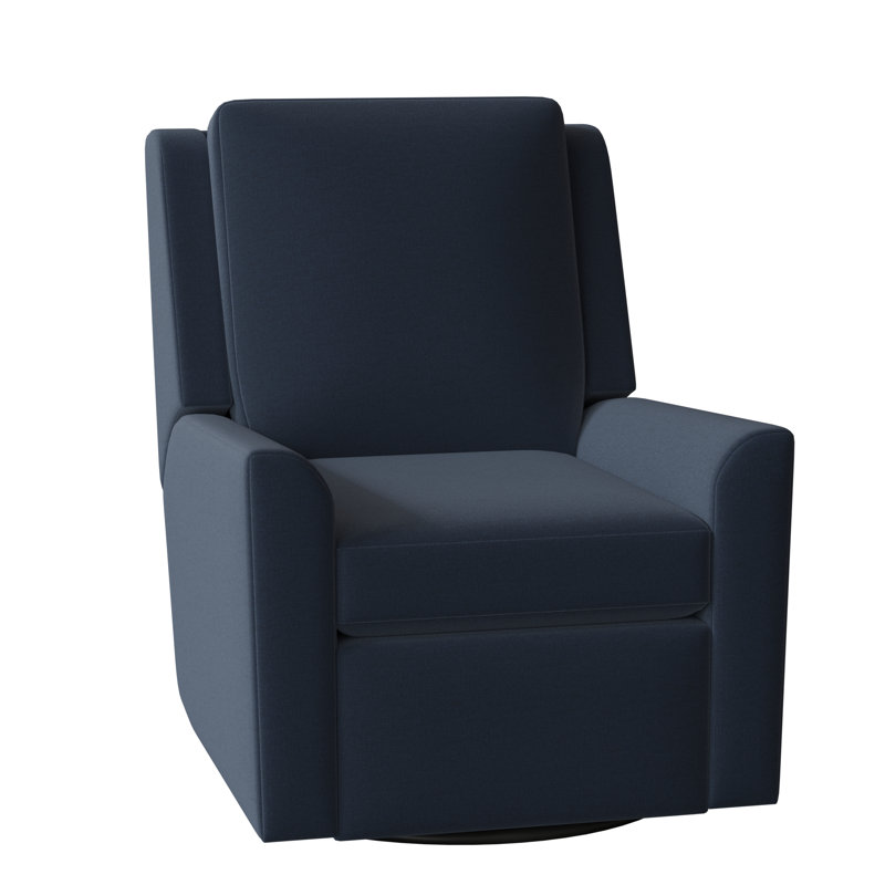 Hickory 31" Wide Standard Recliner, Manual, Swivel Glider, 8789 Indigo
