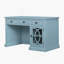 Bureau bleu 50 po x 26 po x 31 po-1844784590