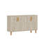Console moderne, finition travertin, 47,2 po x 29,0 po x 11,6 po | 100% panneau de particules enduit de mélamine, épaisseur: 0,7 pouce | Conception géométrique élégante, parfaite pour les vestibules et les salons, durable et élégante-50337191
