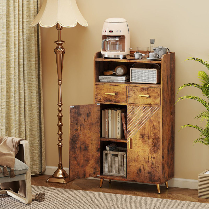 60cm Sideboard, Brown