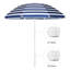 Cartie 160cm Beach Parasol