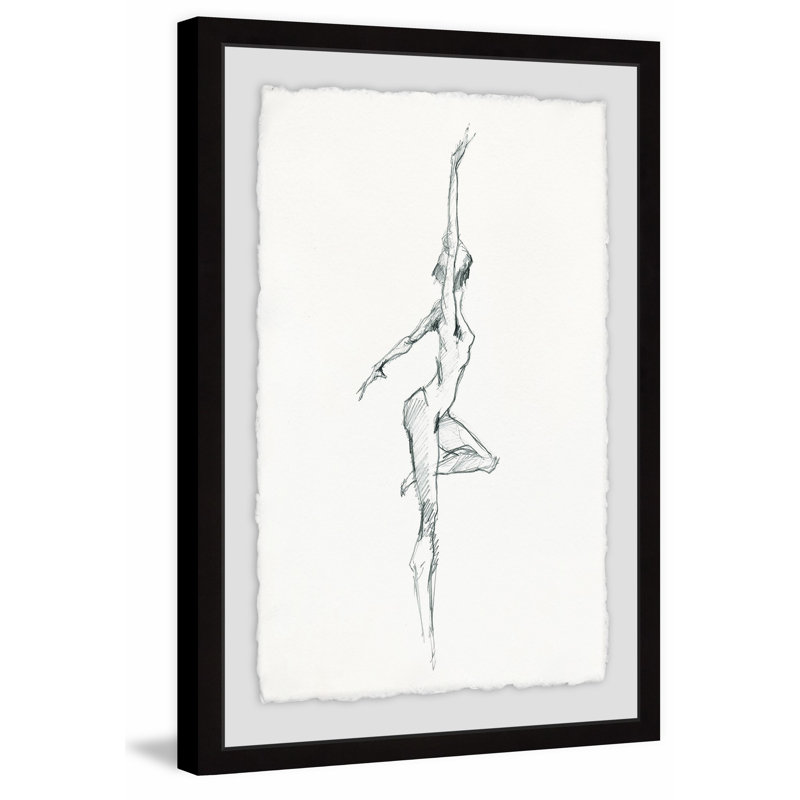 'Free Style II' Framed Print, 24" H x 16" W