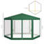 Tente de réception d'extérieur 13 pi x 11 pi Outsunny-117982333