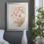 White and Coral Orchid II - Peinture sur toile encadrée-15228627-15228630