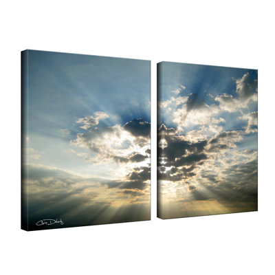 « cloud escape i », ensemble de reproduction de photo sur toile tendue