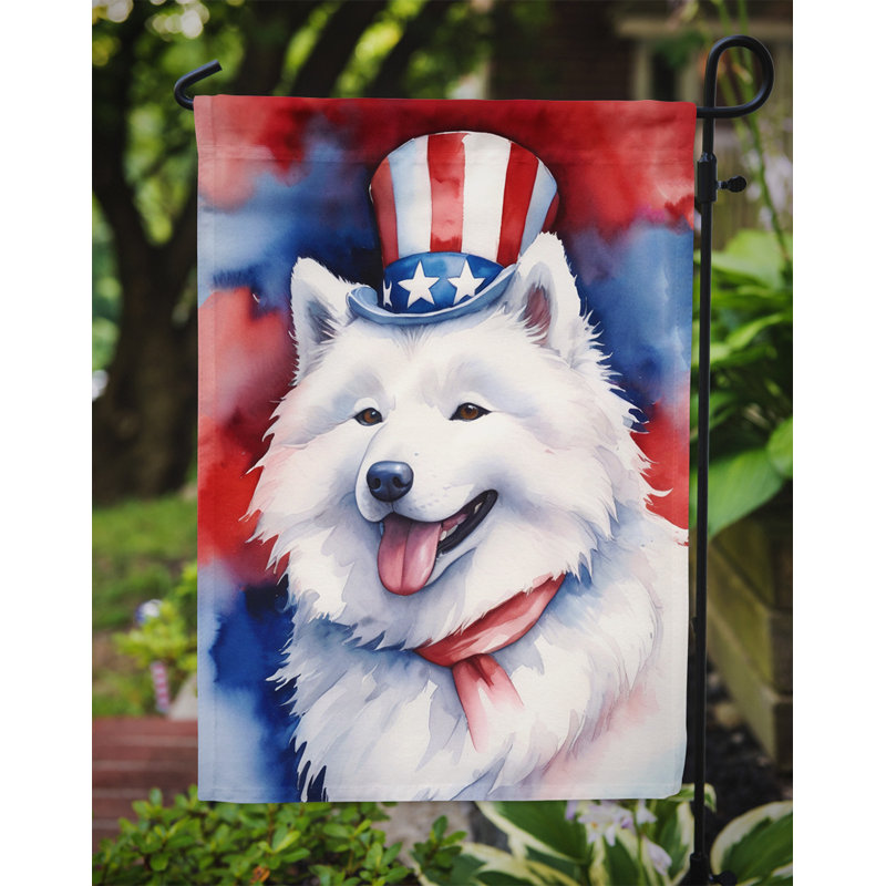 Drapeau patriotique du jardin américain, Samoyed