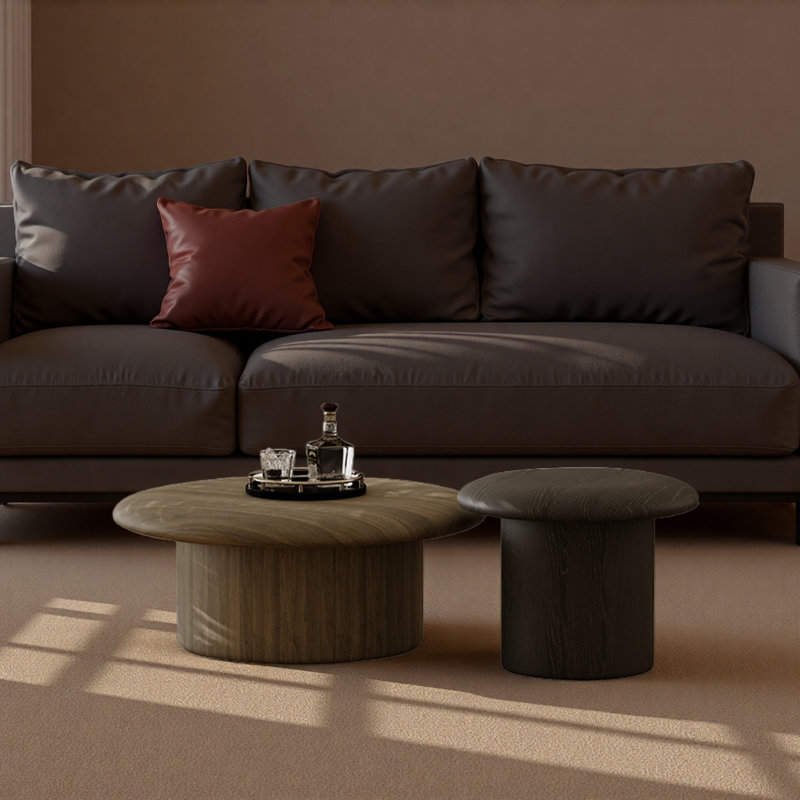 Table basse ronde Retro