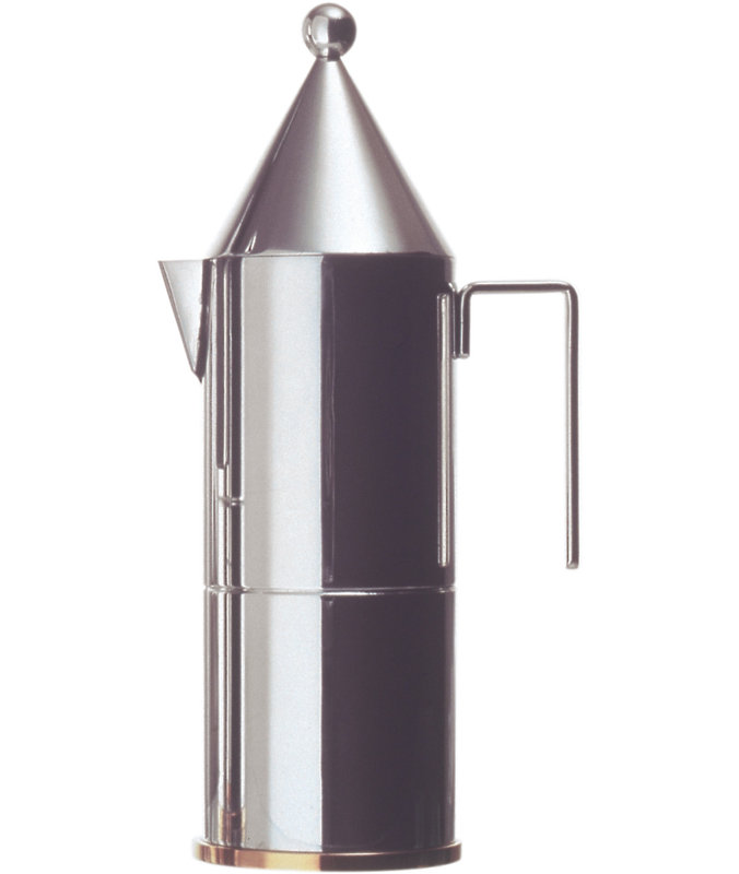 Alessi Stovetop Espresso Maker, 9 cm W x 9 cm D