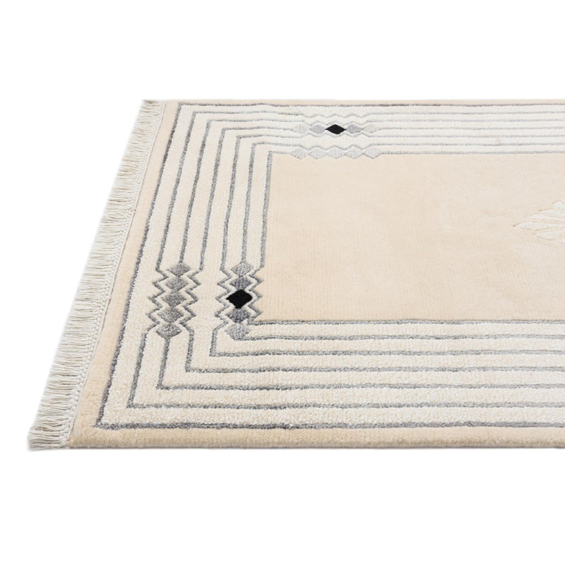 Tapis de couloir crème 13 pi Pastrana