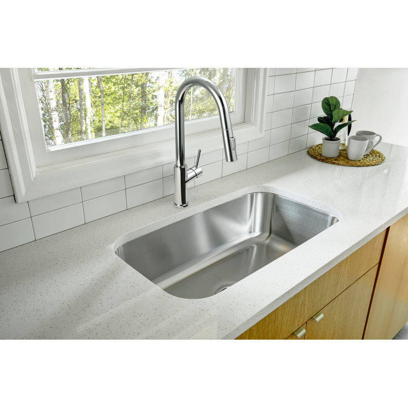 Houzer Pull Down Kitchen Faucet, Gray