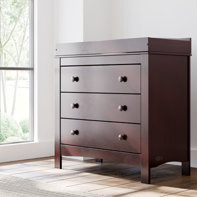 Commode 3 tiroirs avec plateau à langer Noah