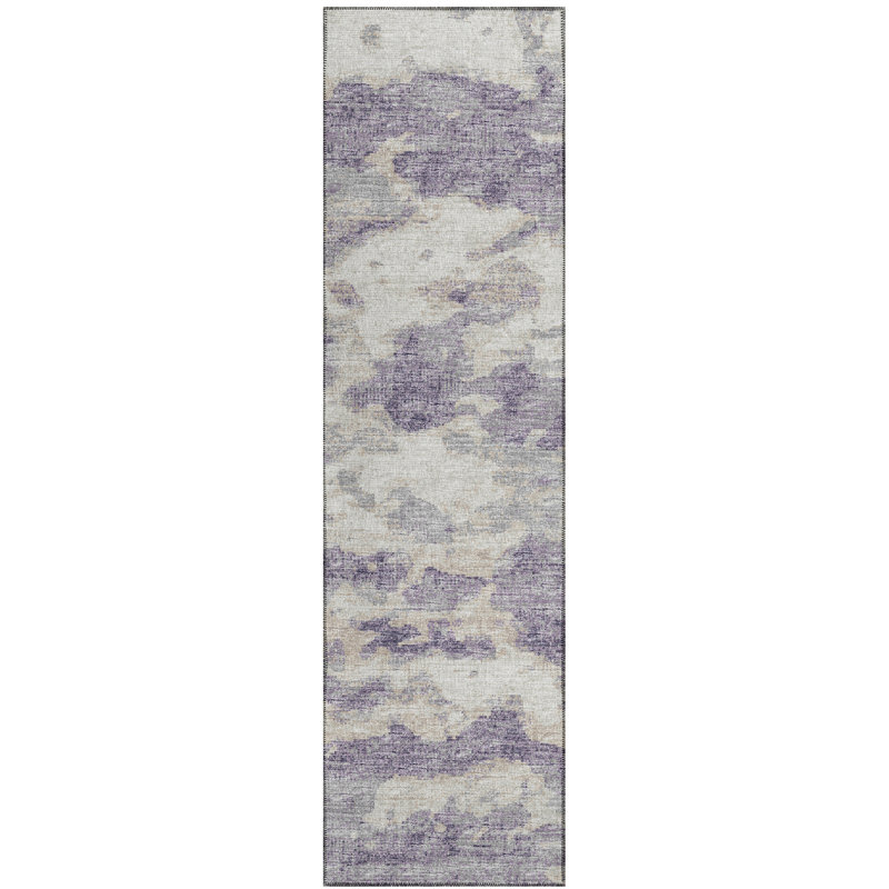 Skara Washable Abstract Indoor / Outdoor Rug, Runner 2'3" x 7'6"