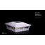 Oxford Solar Powered Integrated LED Aluminium Fence Post Cap Light 6 in. x 6 in. with Base Adapter Included-38507798