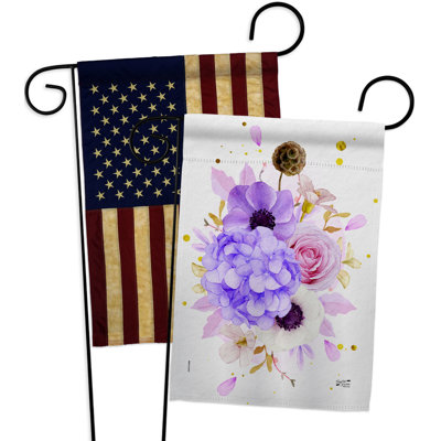 Double Sided 18.5'' H x 13'' W Polyester Garden Flag