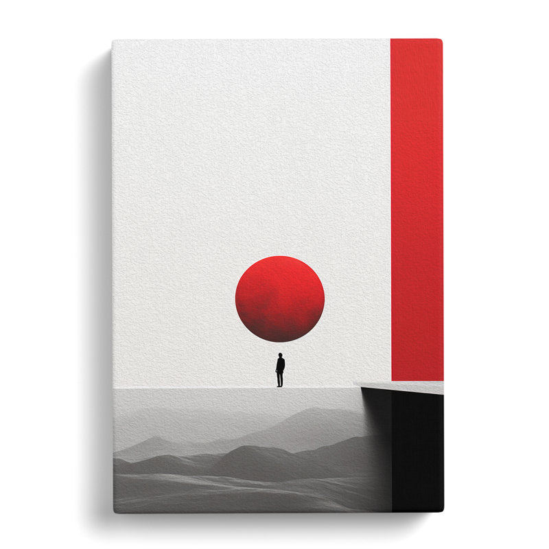 Minimalist Minimalism - Wrapped Canvas, 50cm H x 35cm W x 3cm D