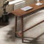 Tables et chaises de comptoir en bois massif-461846441-461846440