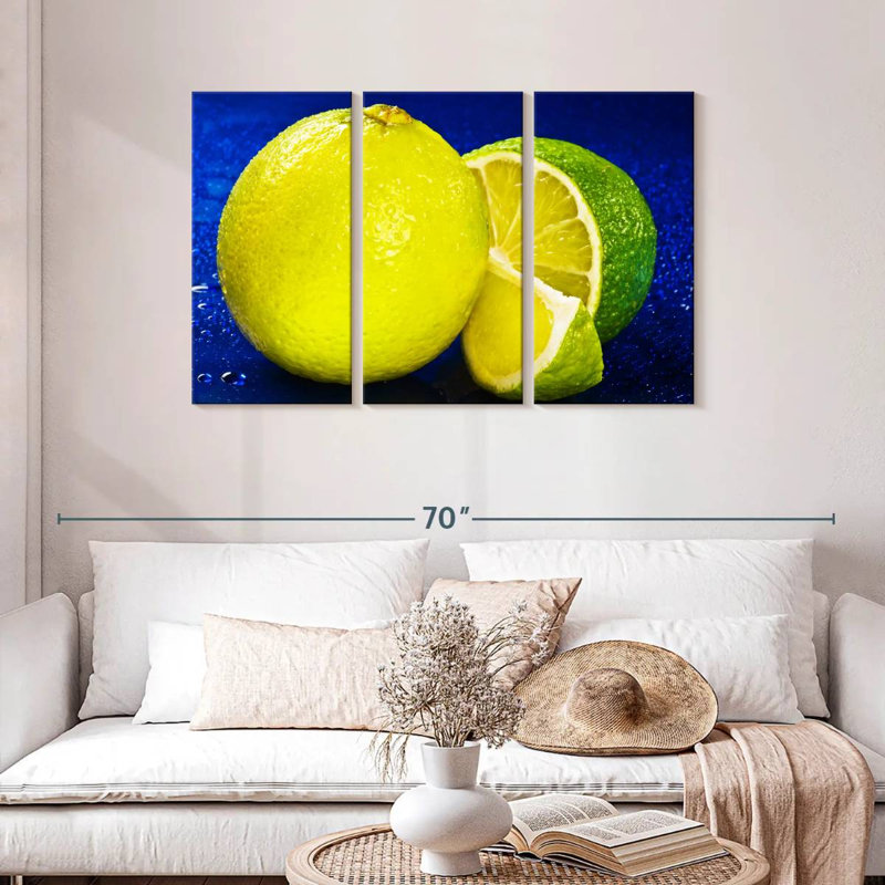 Yarlin Lemon Lime, 28" H x 45" W