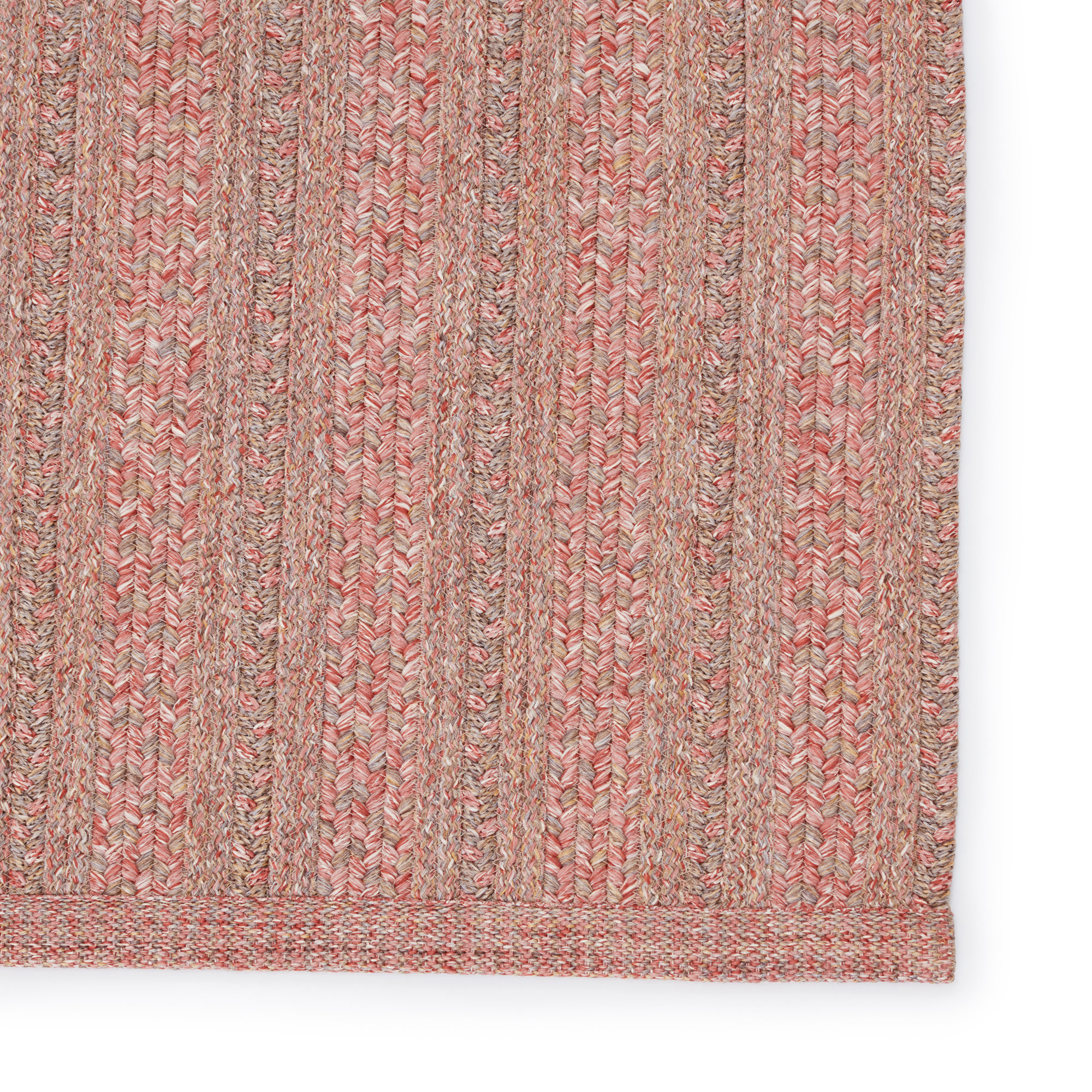 Dieterich Handmade Hootsauce/Ash/Brick Dust Indoor/Outdoor Rug, Rectangle 4' x 6'