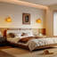 Applique murale à bras 1 lumière Boho Brown