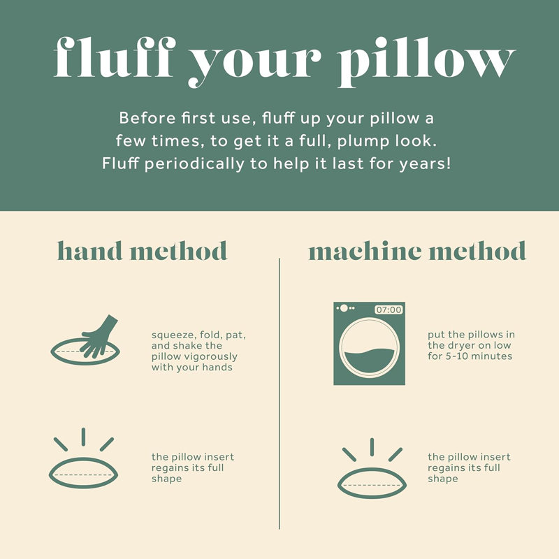 Cotton Throw Pillow, 16" x 16"