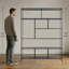 Benine 182.88cm H x 76.2cm W Steel Etagere Bookcase