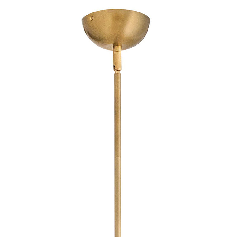 Hinkley Altman Chandelier, Lacquered Brass