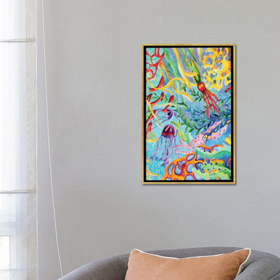 «Race Under Water», reproduction d'art mural