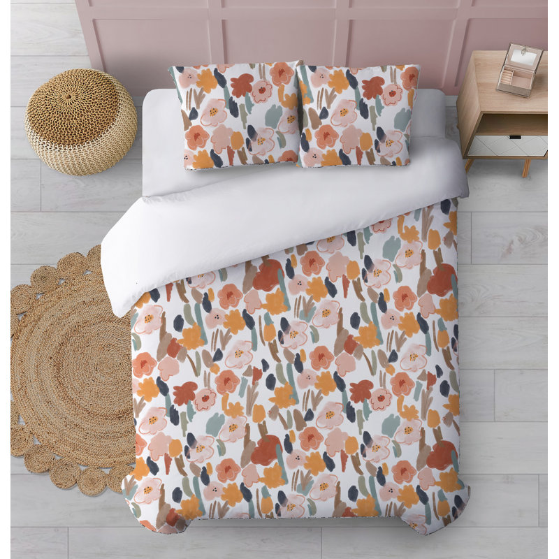 Adolfson Cotton Floral Duvet Cover, Kingsize