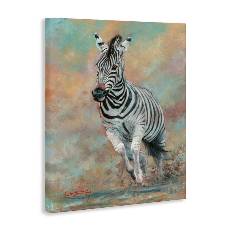 Toile K donnant plus de poussière, design par David Stribble, H 48 po x l 36 po