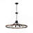 Industrial Chandelier 32" Rustic