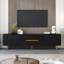 Meuble TV Lumina 78,7 po avec rangement pour téléviseurs jusqu'à 85 pouces, console multimédia-135348452