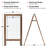 Excello Global Products 40" x 22" Indestructible A-Frame Whiteboard-99077584