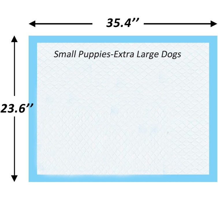 Tucker Murphy Pet™ Blue Paper Pet Mat, Pet Training Pad